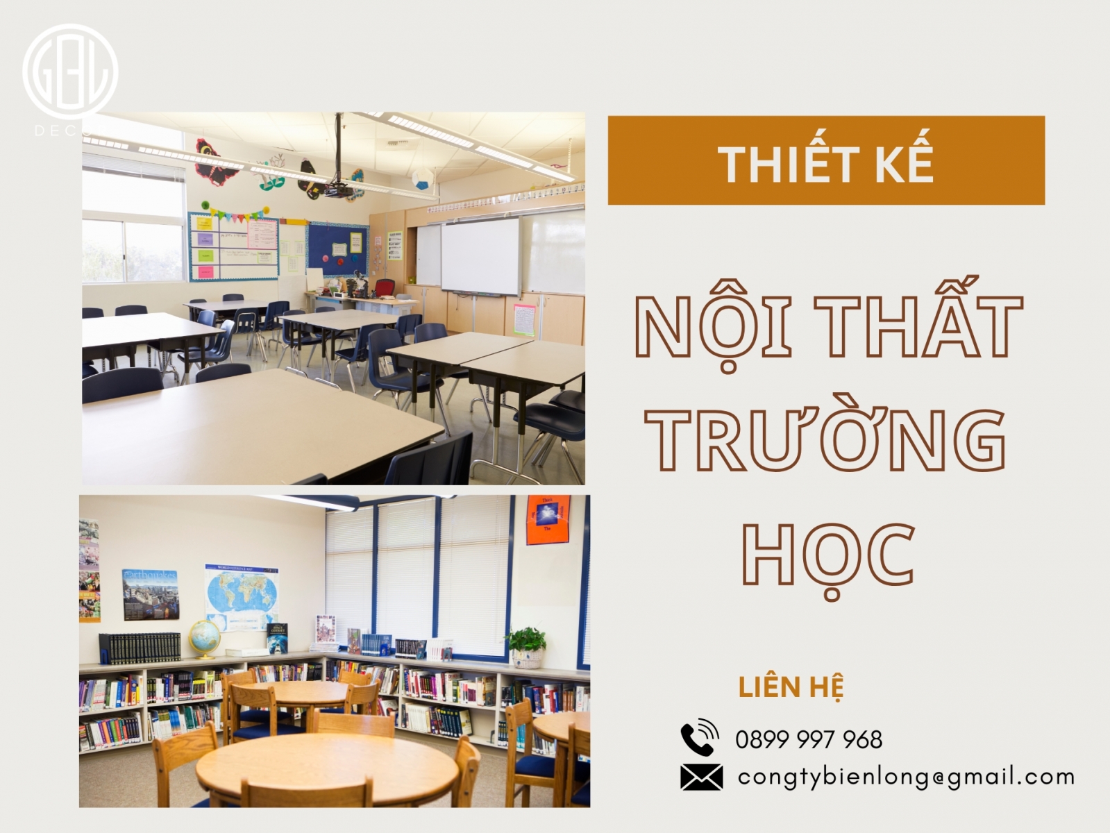 Thiết kế nội thất trường học
